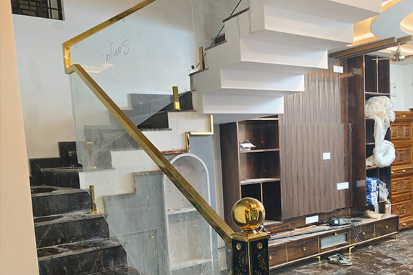 Aluminium Glass Railing